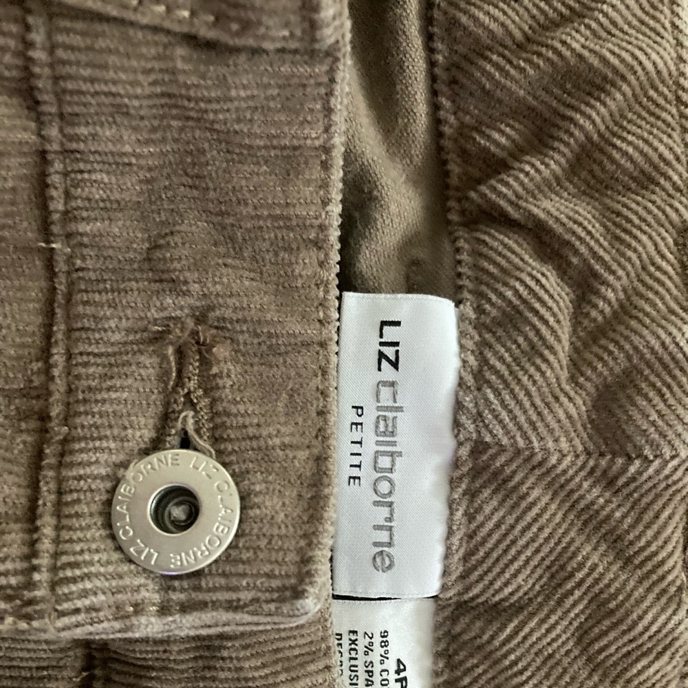 Authentic Liz Clairborne Cordoroy Bootcut Pants
